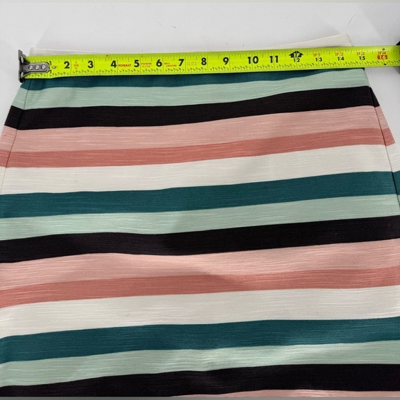 LOFT Women's Petite Striped Layered Mini Skirt - Picture 3 of 10